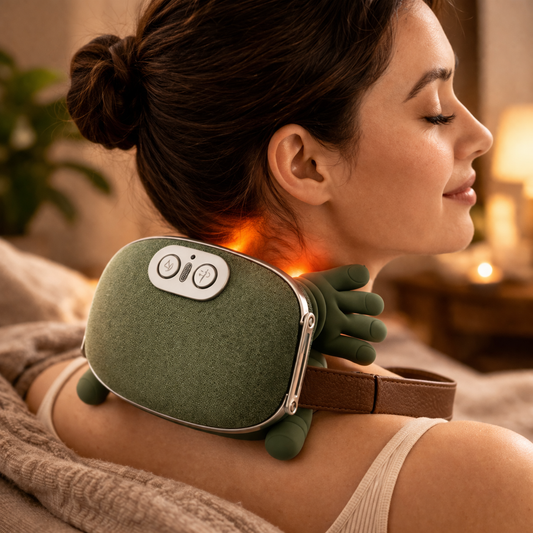 ThermaRelief – Beheiztes Nacken- & Schultermassagegerät
