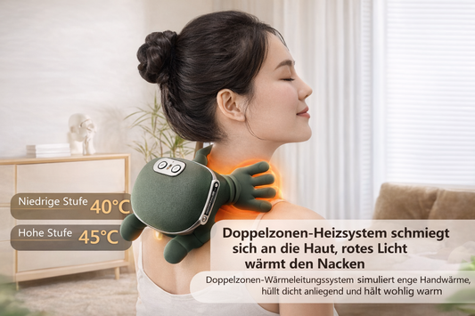 ThermaRelief – Beheiztes Nacken- & Schultermassagegerät